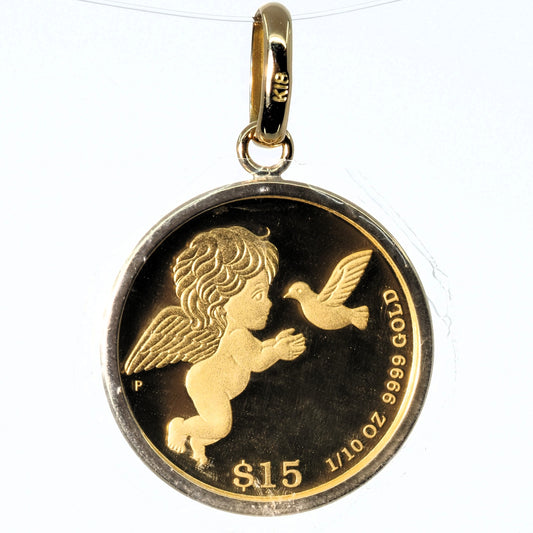 《 NEW IN 》K18 / 24 テンシ 1/10oz コイン PD5