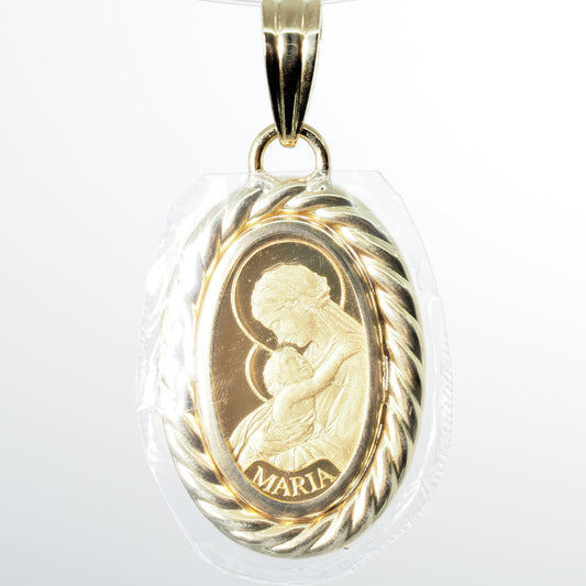 《 NEW IN 》K18 / 24 マリア 1g オーバルコイン PD6