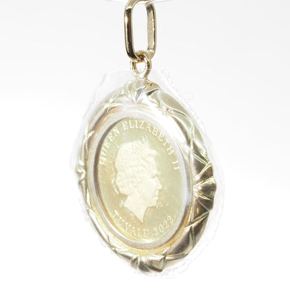 K18 / 24 ホース 1/25oz コイン PD8