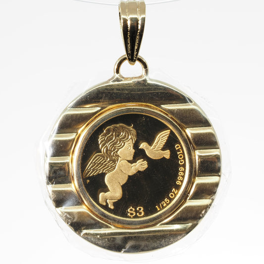 《 NEW IN 》K18 / 24 テンシ 1/25oz コイン PD9