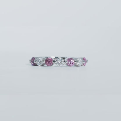 Pt900 ピンクサファイア リング #11